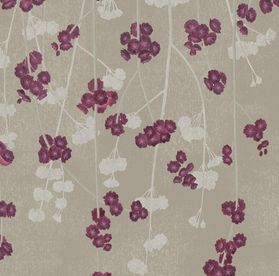 Cherry Blossom - Cerise | Wall coverings / wallpapers | Feathr