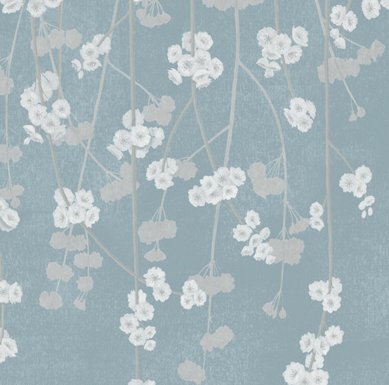 Cherry Blossom - Duck Egg | Revestimientos de paredes / papeles pintados | Feathr