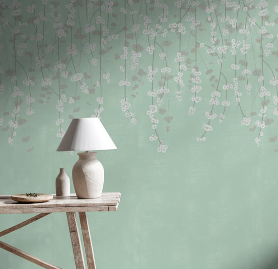 Cherry Blossom - Mint | Revêtements muraux / papiers peint | Feathr