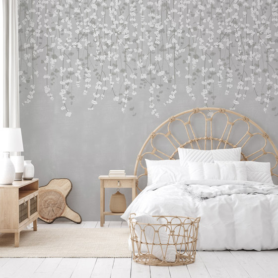 Cherry Blossom - Moonlight | Wall coverings / wallpapers | Feathr