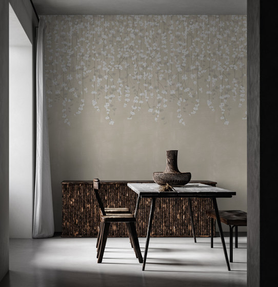 Cherry Blossom - Sand | Wall coverings / wallpapers | Feathr