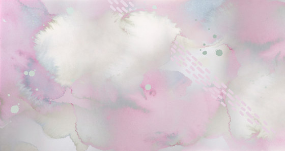 Clouds - Pink | Wall art / Murals | Feathr