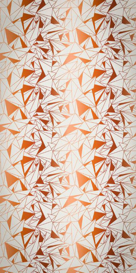 Crystallise - Copper | Revestimientos de paredes / papeles pintados | Feathr