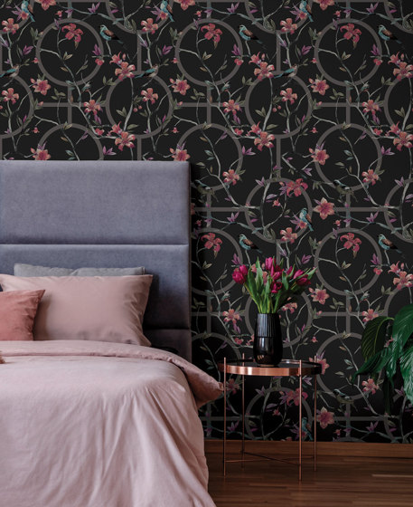 Dacha - Charcoal | Wall coverings / wallpapers | Feathr