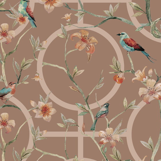 Dacha - Taupe | Wall coverings / wallpapers | Feathr