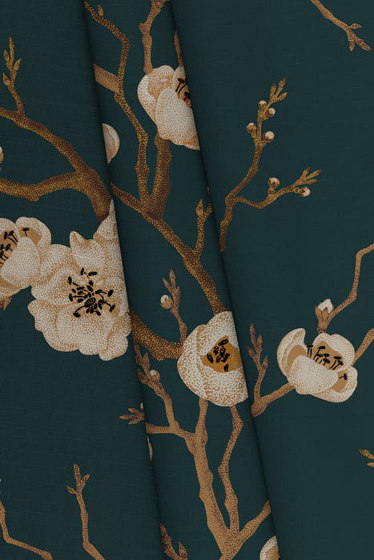 Eastern Secret Fabric - Blue | Dekorstoffe | Feathr