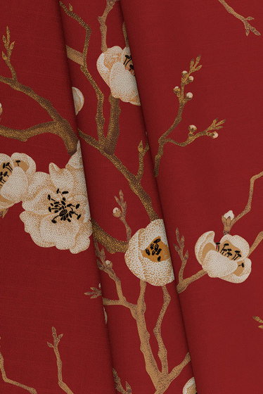 Eastern Secret Fabric - Red | Drapery fabrics | Feathr