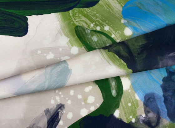 English Rose Fabric - Green Forest | Drapery fabrics | Feathr