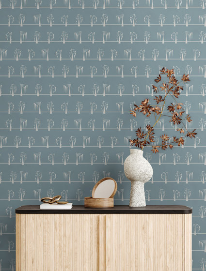 Five Fingers - Duck Egg | Wall coverings / wallpapers | Feathr