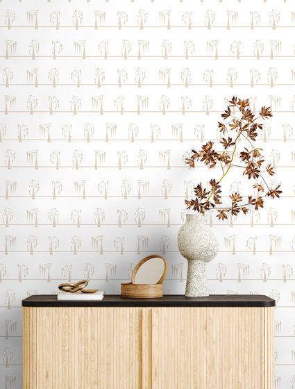 Five Fingers - White | Wall coverings / wallpapers | Feathr