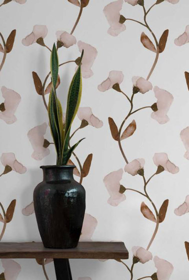 Flo - Copper | Wall coverings / wallpapers | Feathr