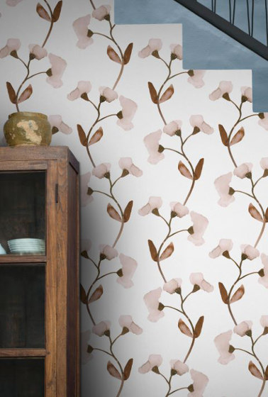 Flo - Copper | Wall coverings / wallpapers | Feathr
