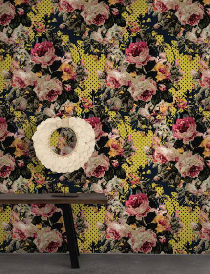 Full Bloom - Yellow | Wall coverings / wallpapers | Feathr