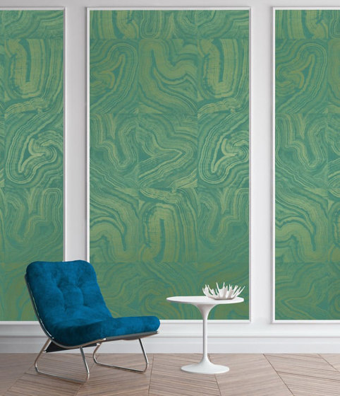 Geode Metallic - Emerald Gold | Wall coverings / wallpapers | Feathr