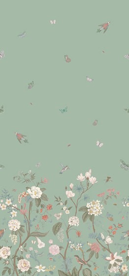 Hedgerow - Mint | Wall coverings / wallpapers | Feathr