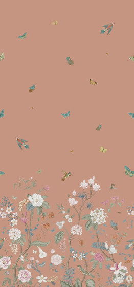 Hedgerow - Pink | Wall coverings / wallpapers | Feathr