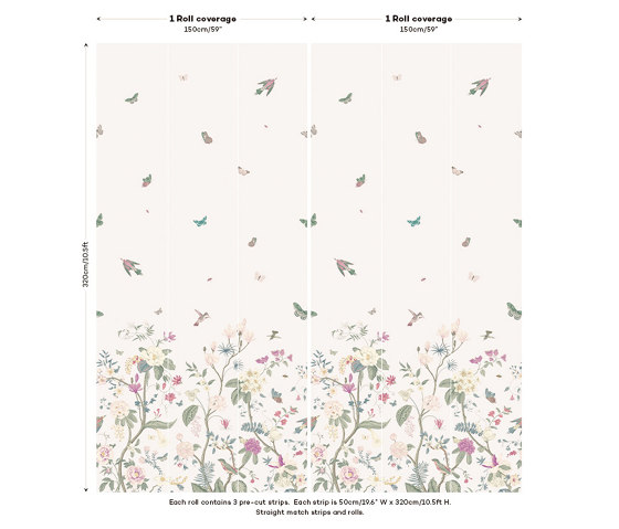 Hedgerow - White | Wandbeläge / Tapeten | Feathr
