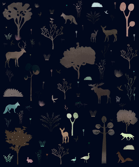 House Of Nature - Night | Wall coverings / wallpapers | Feathr