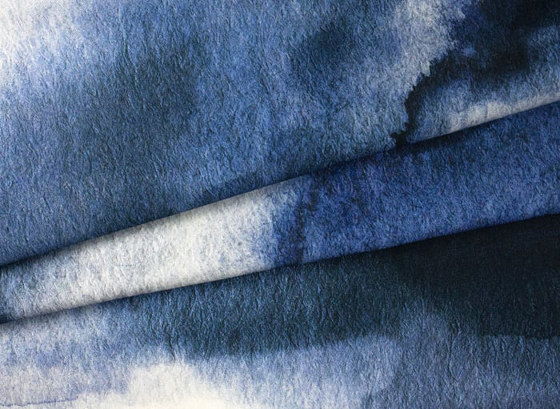 Indigo Fabric - Blue | Drapery fabrics | Feathr