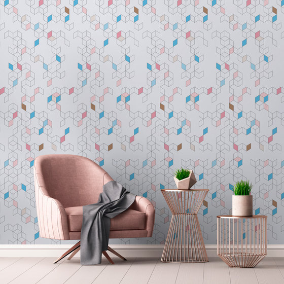 Keziah Day - Pale Blue | Wall coverings / wallpapers | Feathr