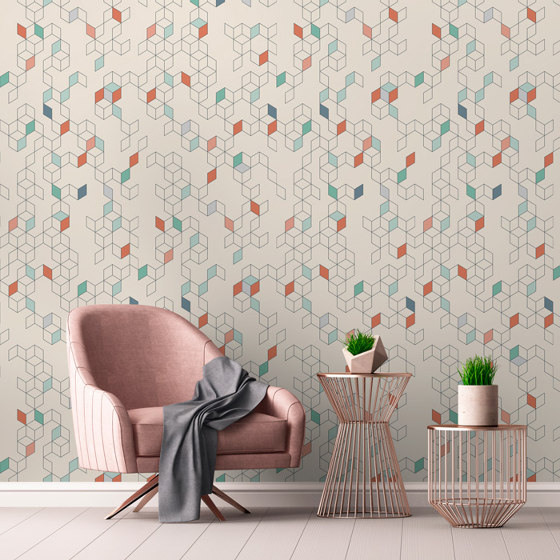 Keziah Day - Sand & Terracotta | Wall coverings / wallpapers | Feathr