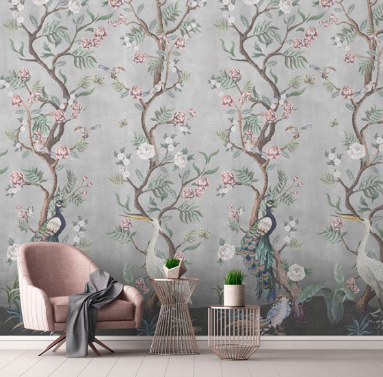 Kubla Khan - Mist | Wall coverings / wallpapers | Feathr