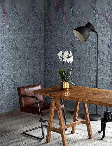 Layered with love - Mist | Wall coverings / wallpapers | Feathr