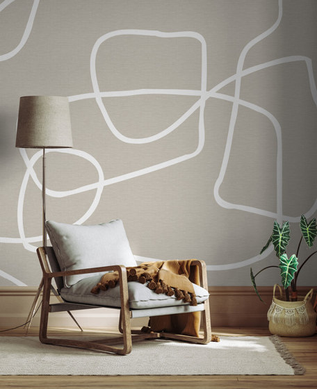 Linen and Lines - Original | Wall art / Murals | Feathr