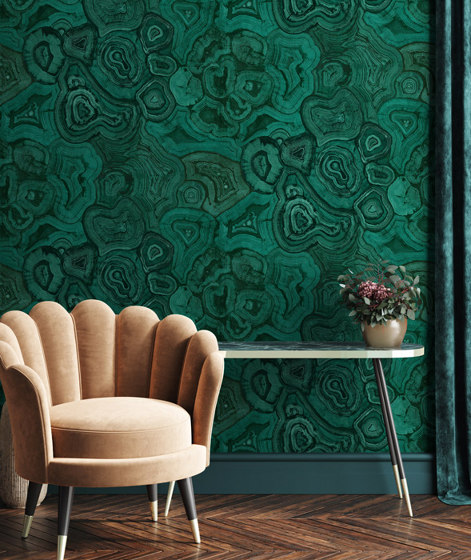 Malachite - Emerald | Wall coverings / wallpapers | Feathr