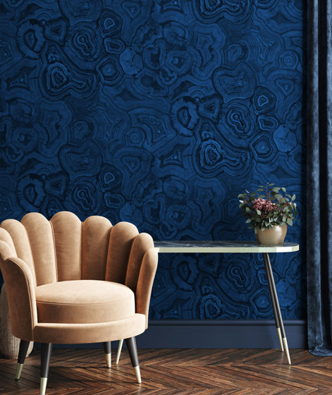 Malachite - Sapphire | Wall coverings / wallpapers | Feathr