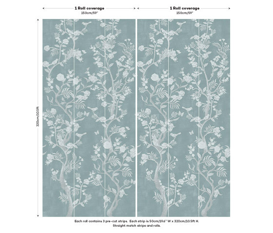 Matsumoto - Jade | Wall coverings / wallpapers | Feathr