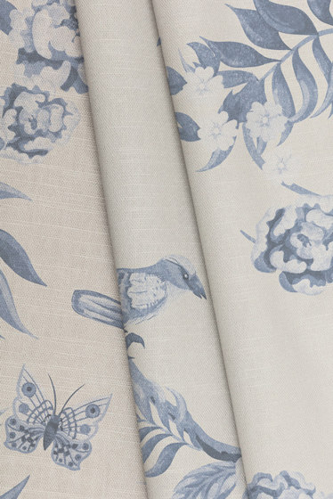 Matsumoto Fabric - Blue & White | Dekorstoffe | Feathr