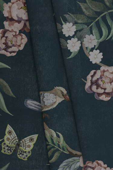 Matsumoto Fabric - Dark Blue | Drapery fabrics | Feathr