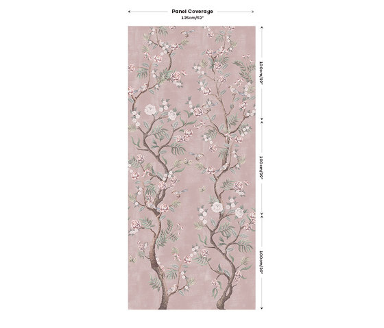 Matsumoto Fabric - Rose | Tissus de décoration | Feathr
