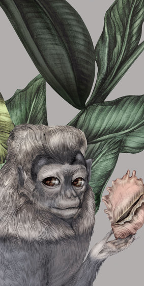 Monkeys with Birds - Original | Wandbilder / Kunst | Feathr