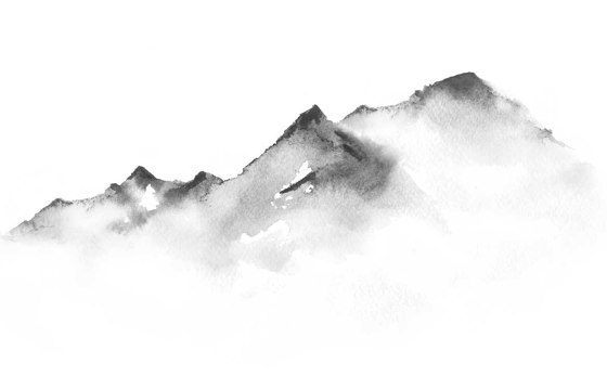 Mount Song - Monochrome | Wandbilder / Kunst | Feathr