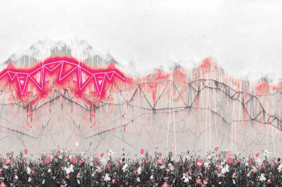 Neon Bunting - Soho Pink | Arte | Feathr