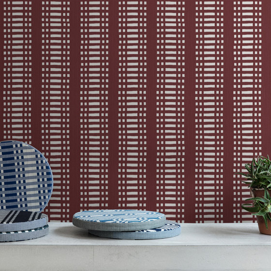 Nereus - Bordeaux | Wall coverings / wallpapers | Feathr
