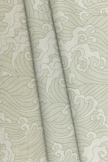 Ocean Spray Fabric - Green | Drapery fabrics | Feathr