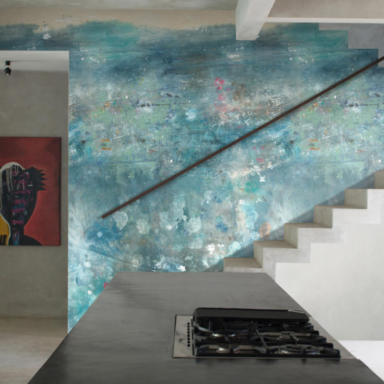 Oh La La Wall Mural - Blue | Wandbilder / Kunst | Feathr