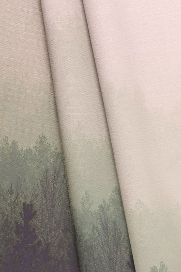 Oslo Fabric - Green & Pink | Drapery fabrics | Feathr
