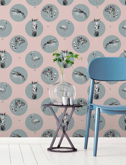 Palm Springs - Pink | Wall coverings / wallpapers | Feathr