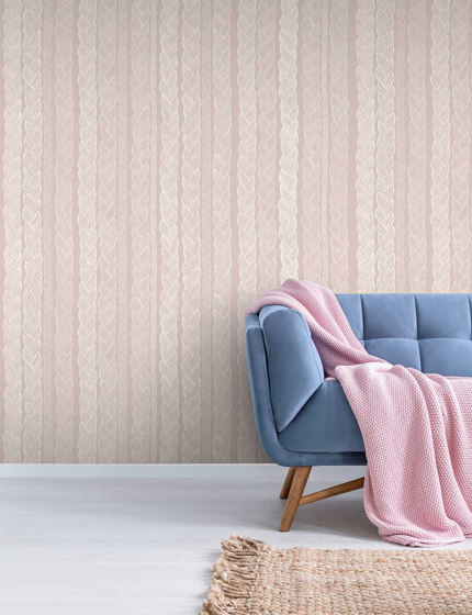 Palmikko - Dusky Pink | Revêtements muraux / papiers peint | Feathr