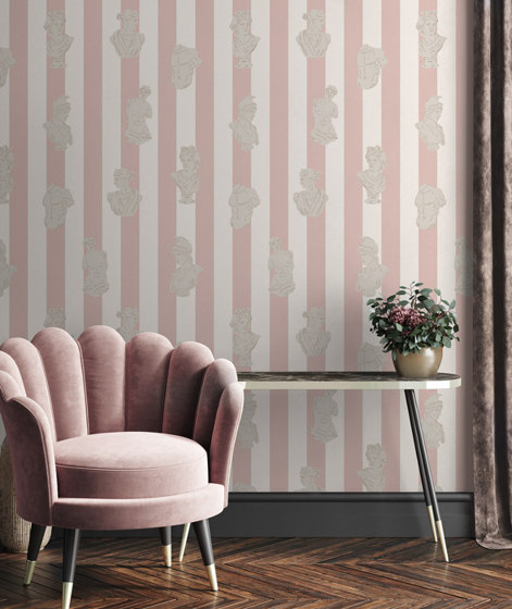 Pantheon - Pink | Revestimientos de paredes / papeles pintados | Feathr