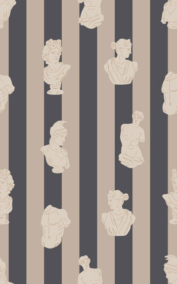 Pantheon - Taupe | Wall coverings / wallpapers | Feathr