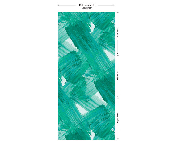 Plato Fabric - Green | Tessuti decorative | Feathr