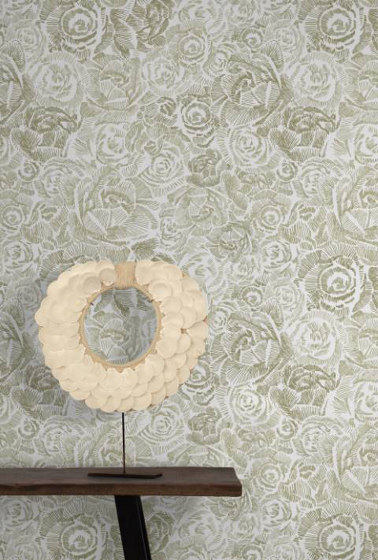 Porcelain Roses - Stone | Revêtements muraux / papiers peint | Feathr