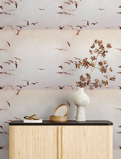 Portuguese Seagulls 02 - Vintage | Wall coverings / wallpapers | Feathr