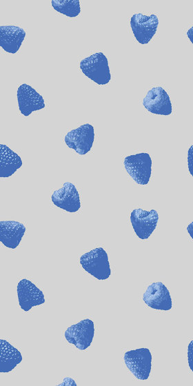 Raspberry Pop - Blue | Wall coverings / wallpapers | Feathr