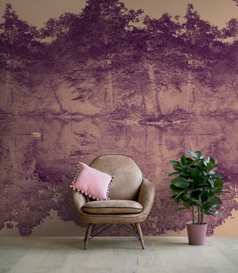 Swan - Lavender | Wall art / Murals | Feathr
